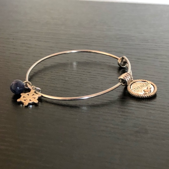 🟢 strength dark blue charm bracelet - Picture 1 of 3